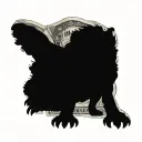 100 dollars bill tattoo design idea