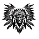 Comanche indian arm band tattoo tattoo design idea