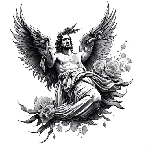 God First tattoo design idea