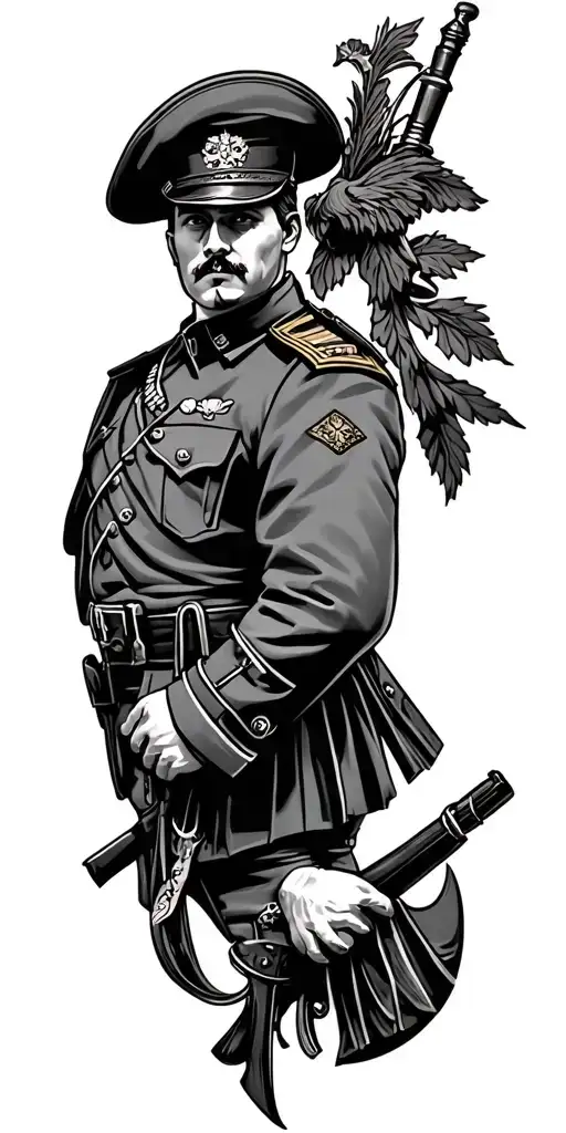 scottish military tattoo tattoo design idea