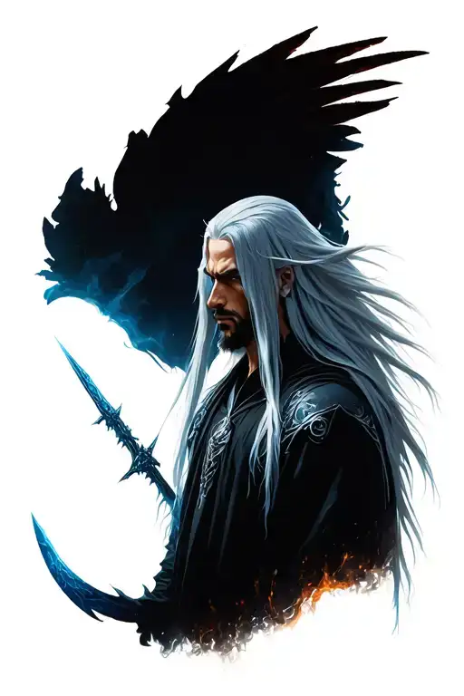 sephiroth tattoo design idea