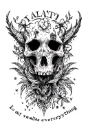 loyalty out values everything  tattoo design idea