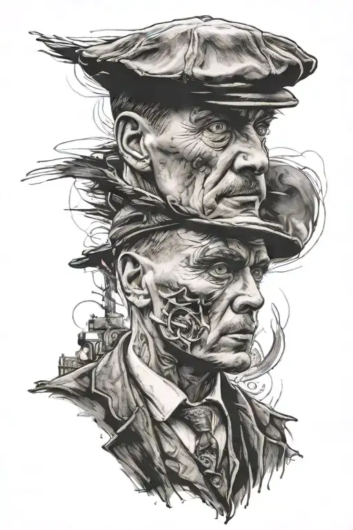peaky blinders tattoo design idea