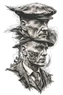 peaky blinders tattoo design idea