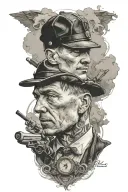 peaky blinders tattoo design idea