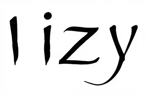"Izzy" tattoo design idea