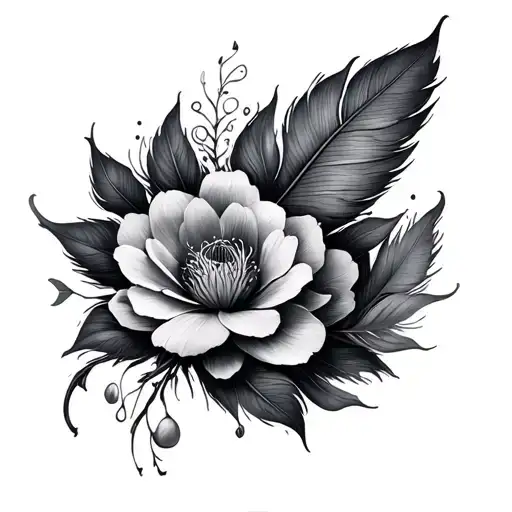 Plumearia tattoo design idea