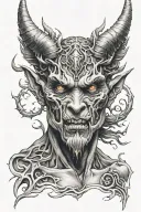 demon neshemiron tattoo design idea