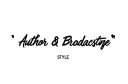 "Author & Broadcasting" tattoo design idea