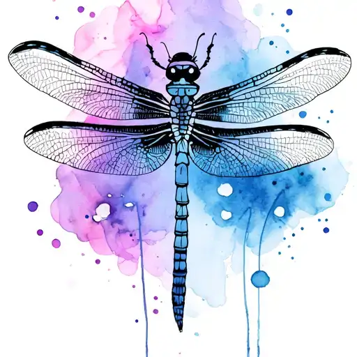 dragonfly tattoo design idea