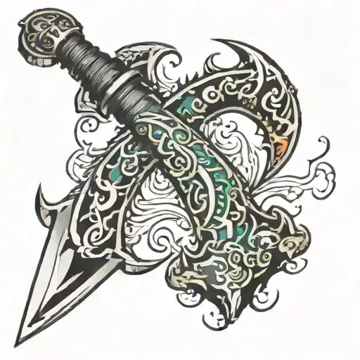 leviathan axe tattoo design idea