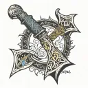 leviathan axe tattoo design idea