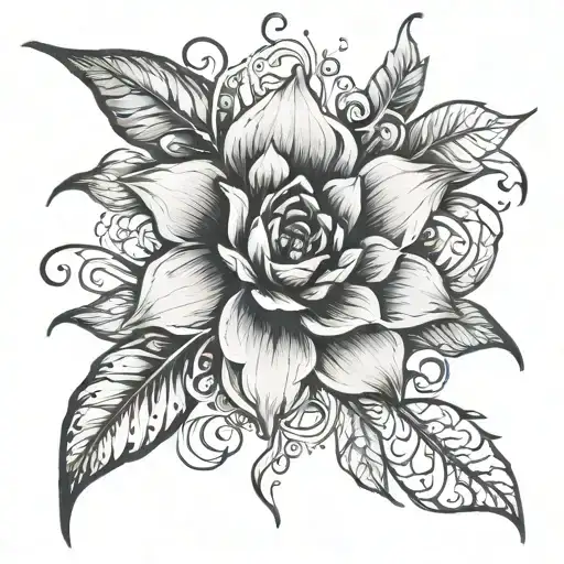 Endometriosis tattoo design inspired tattoo design idea