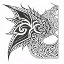 cyber tribal tattoo tattoo design idea