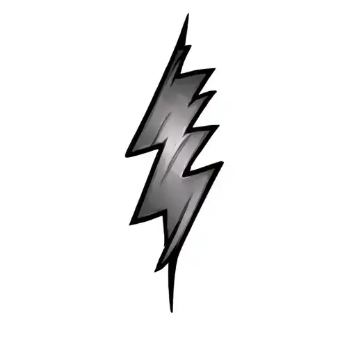 Coverup Lightning Bolts tattoo design idea
