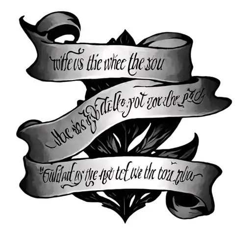 Psalm 23 4 scriptures long tattoo design idea
