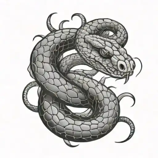 snake tattoo design idea