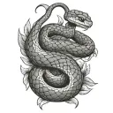 snake tattoo design idea