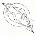 broken arrow tattoo design idea