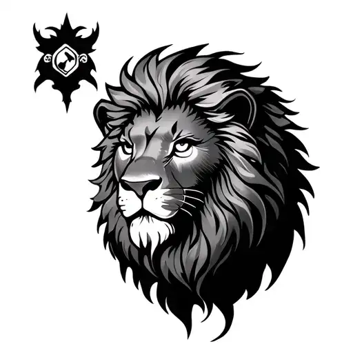 Czech Lion tattoo design idea