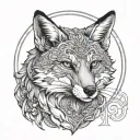 Al-ḥamdu li-llāh brave in the heart continue do not explain remember no Time To Die Fight Music Dream Consciousness Fox at 9 tattoo design idea