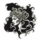 medusa head tattoo design idea