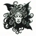 medusa head tattoo design idea