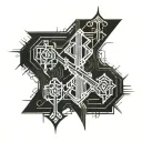 Ankh tattoo design idea