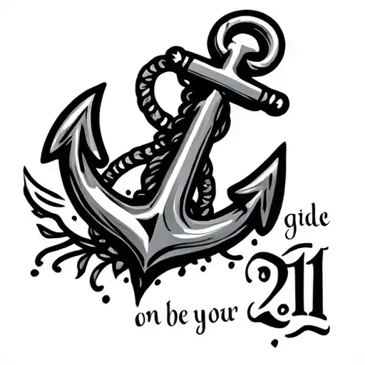 anchor 29:11 verse tattoo design idea