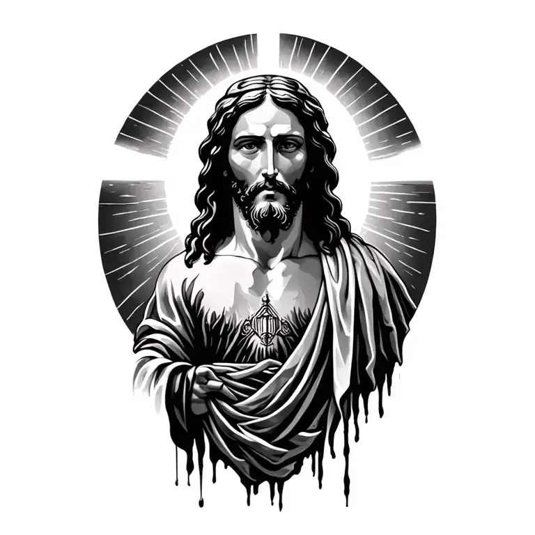 Jesus Christ tattoo design idea