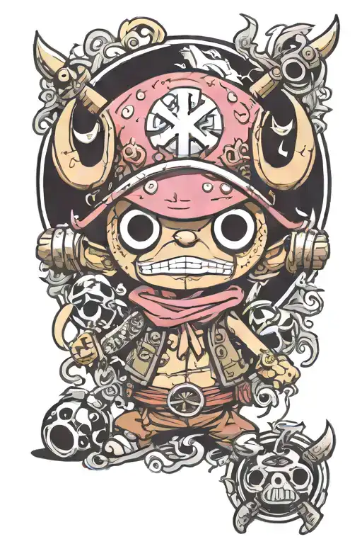 tony tony chopper  tattoo design idea