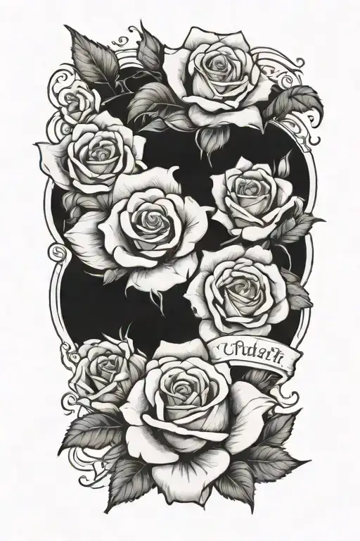 a roses with the words"You were my first hello and my hardest goodbye tattoo design idea