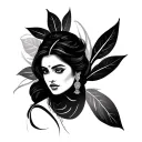 Rekha tattoo design idea