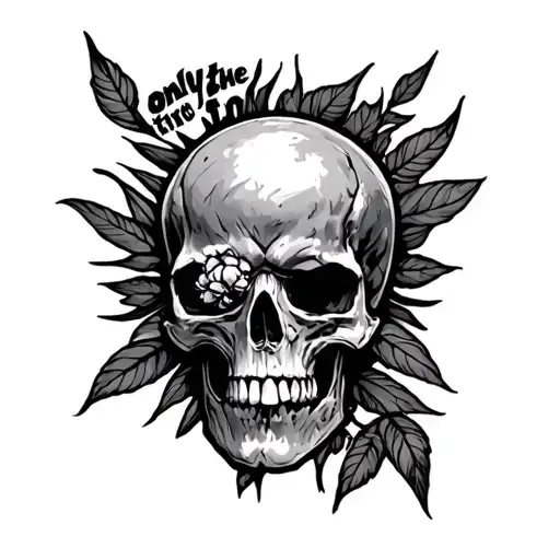 only the strong survive tattoo design idea