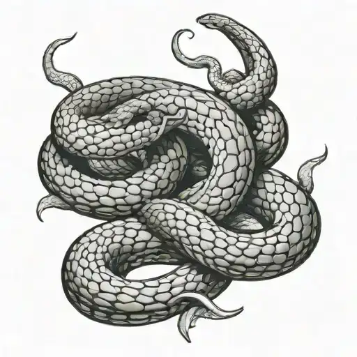 snake tattoo design idea