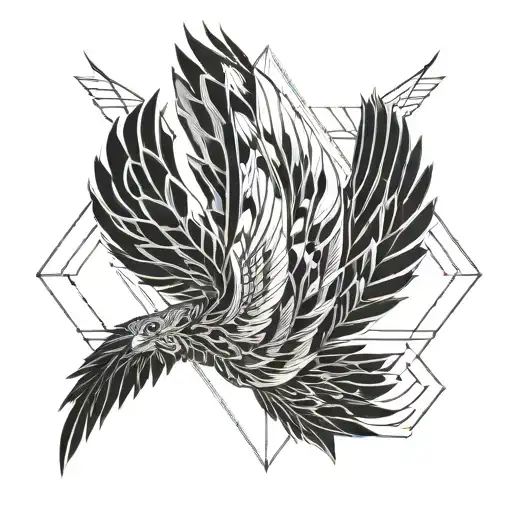 Mindset wings tattoo design idea
