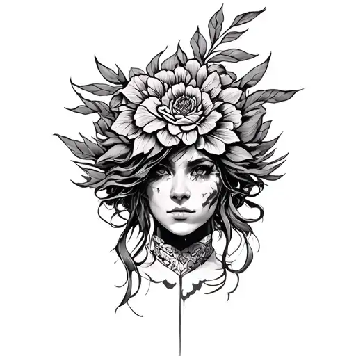 I want a tattoo based on Ameri de Duki album tattoo design idea