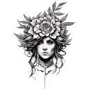 I want a tattoo based on Ameri de Duki album tattoo design idea