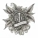 Biblical Scripture writing tattoo design idea