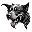 Hell Hound tattoo design idea