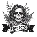 Hotex 4 ever tattoo design idea