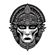 Aztec tattoo design idea