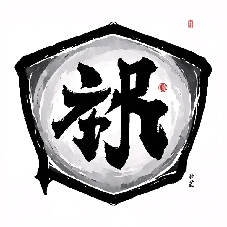 Kaizen Kanji symbol tattoo design idea