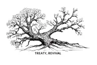 Treaty Oak Revival tattoo design idea