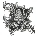 Adam Smasher tattoo design idea