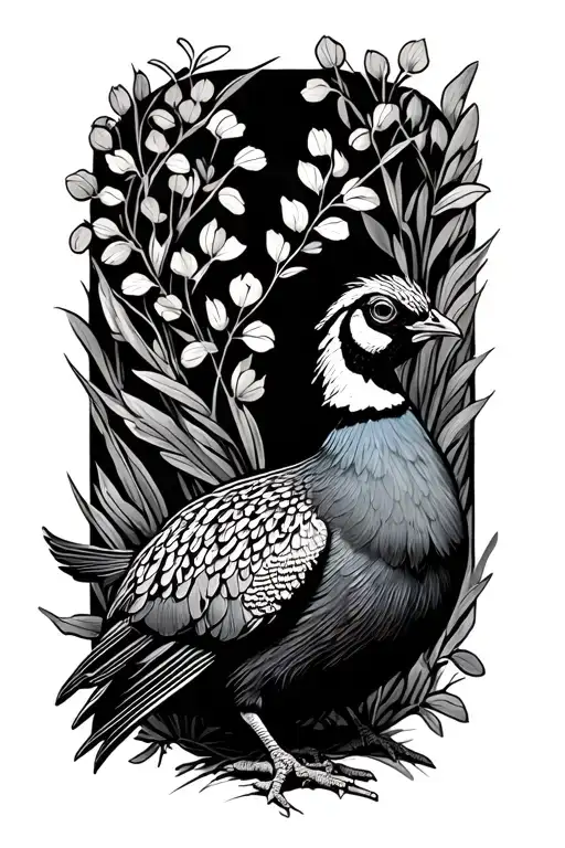 Hunting A Pheasant In The tattoo design idea