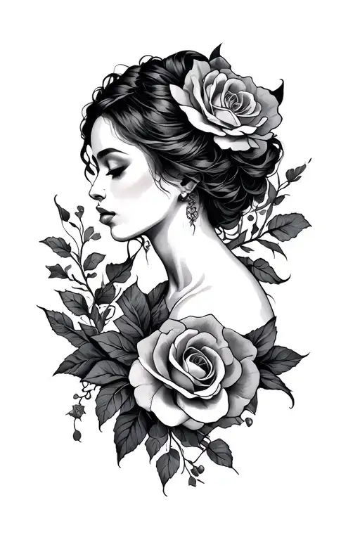 Dark Romance tattoo design idea