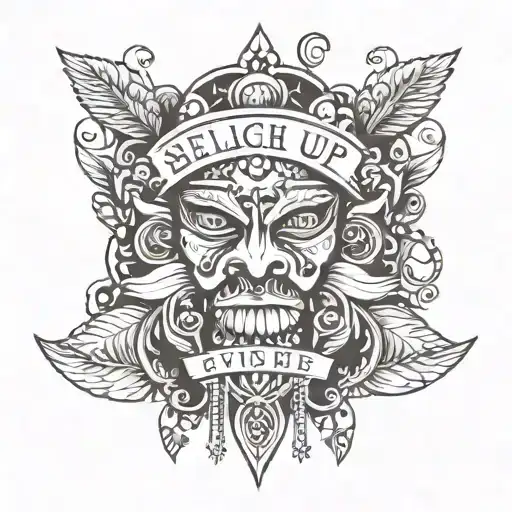 design a wristband tattoo with an attractive design and should represent hardword selfbeilf and never giving up attitude tattoo design idea