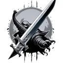 buster sword tattoo design idea