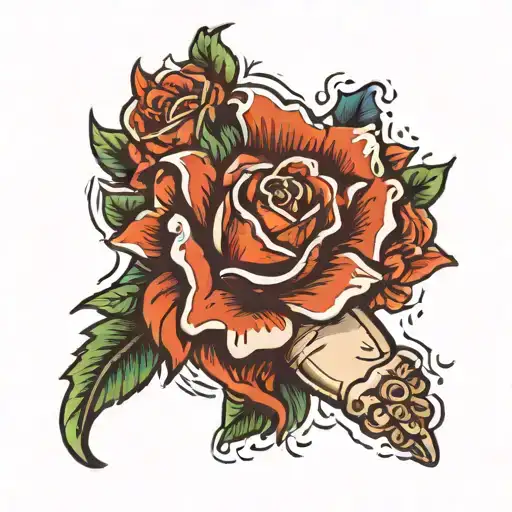 plaster on the hand tattoo design idea